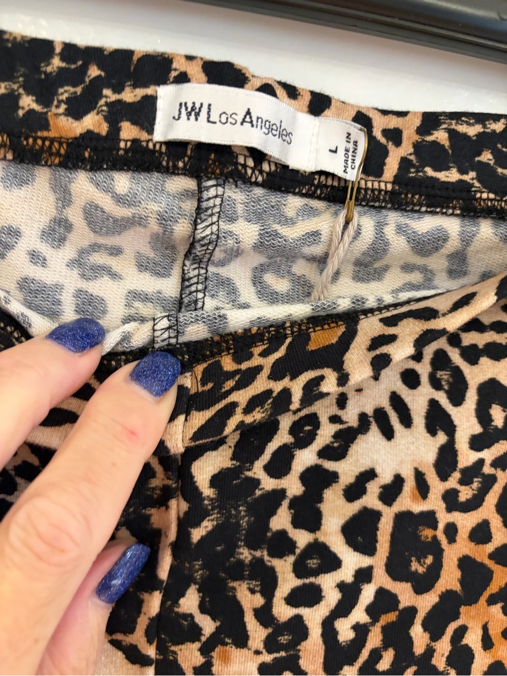 Johnny Was Leopard/Floral Leggings - Large - Picture 6 of 7
